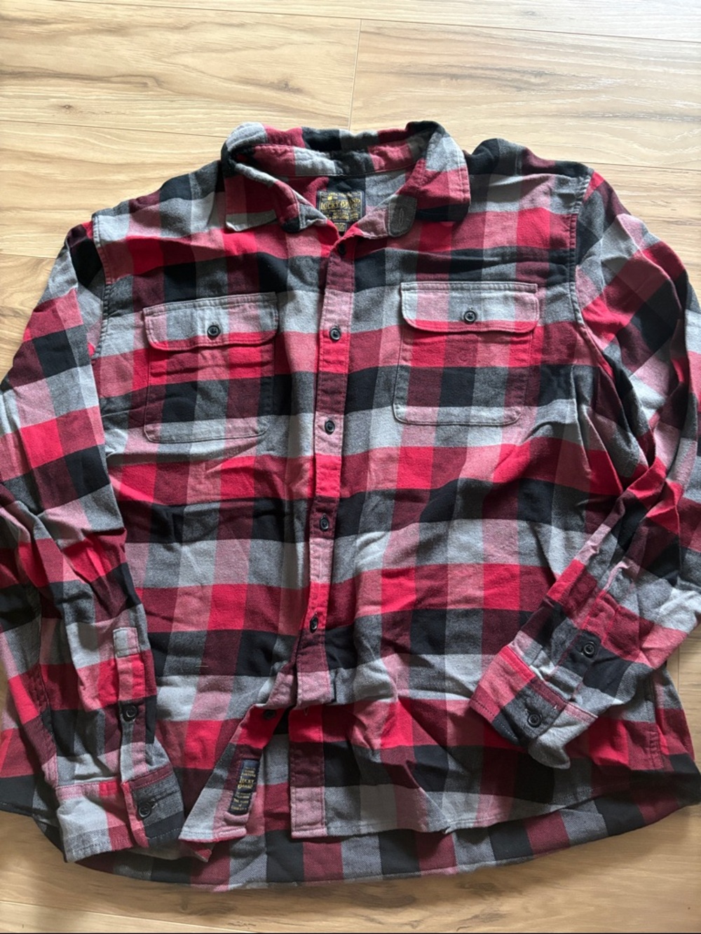 Men's Lucky Brand Plaid Flannel Shirt